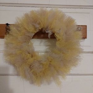 8in Golden Glitter Wreath